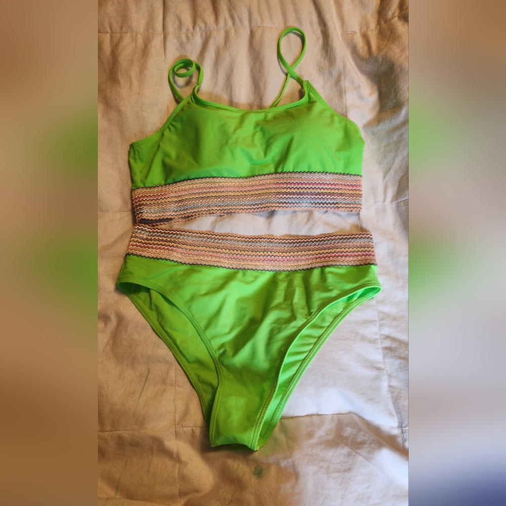 Women XL two piece bathing suit